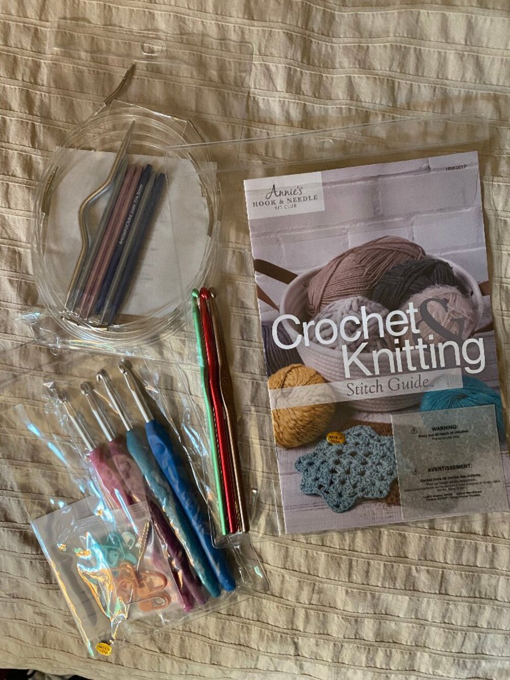 Annie's Stitch Guide & Crochet Hook Accessory Destash Bundle Lot New